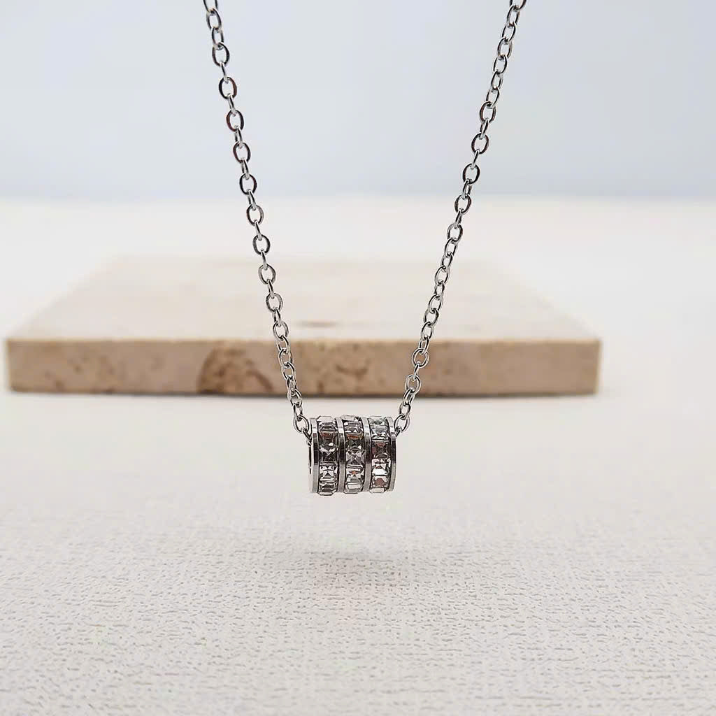 Sparkling Zircon Choker Necklace